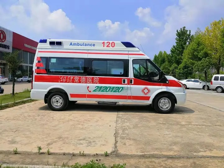 茫崖市救护车出租案例